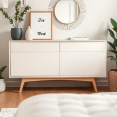 Komoda do małego mieszkania: jak wybrać funkcjonalny mebel, który optycznie nie przytłoczy przestrzeni