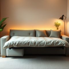 Sofa z funkcją spania do małego mieszkania — jak wybrać wygodny i funkcjonalny mebel, który nie zabierze przestrzeni
