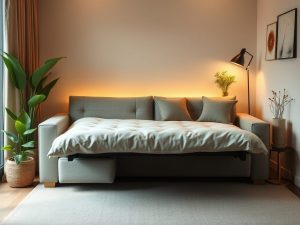 Sofa z funkcją spania do małego mieszkania — jak wybrać wygodny i funkcjonalny mebel, który nie zabierze przestrzeni