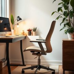 Jak wybrać ergonomiczne krzesło do pracy w małym mieszkaniu, które zapewni komfort i zdrową postawę przez lata