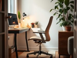 Jak wybrać ergonomiczne krzesło do pracy w małym mieszkaniu, które zapewni komfort i zdrową postawę przez lata