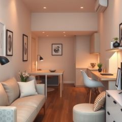 Strefy w małym mieszkaniu: skuteczne sposoby na funkcjonalny podział przestrzeni i oszczędność miejsca