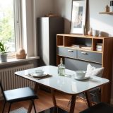 Stół do kawalerki: jak wybrać funkcjonalny i oszczędzający przestrzeń mebel na mały metraż