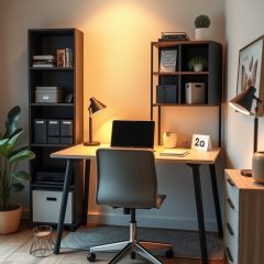 Miejsce do pracy w kawalerce: jak wygodnie i funkcjonalnie zorganizować home office w małej przestrzeni