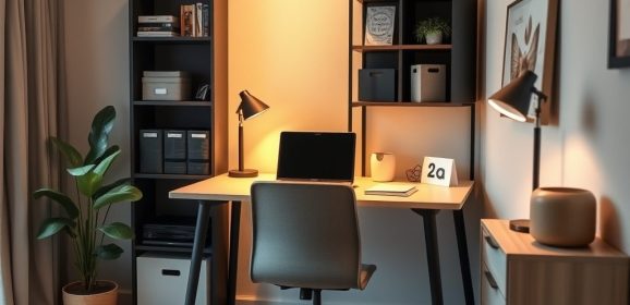 Miejsce do pracy w kawalerce: jak wygodnie i funkcjonalnie zorganizować home office w małej przestrzeni