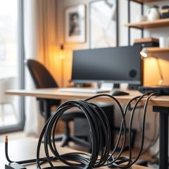 Organizacja kabli w home office w małym mieszkaniu: praktyczne sposoby na trwały porządek i bezpieczeństwo
