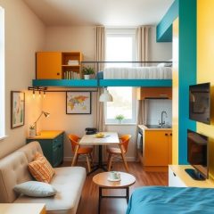 Kawalerka 20 m²: jak funkcjonalnie podzielić przestrzeń i wybrać meble, które oszczędzają miejsce i budżet